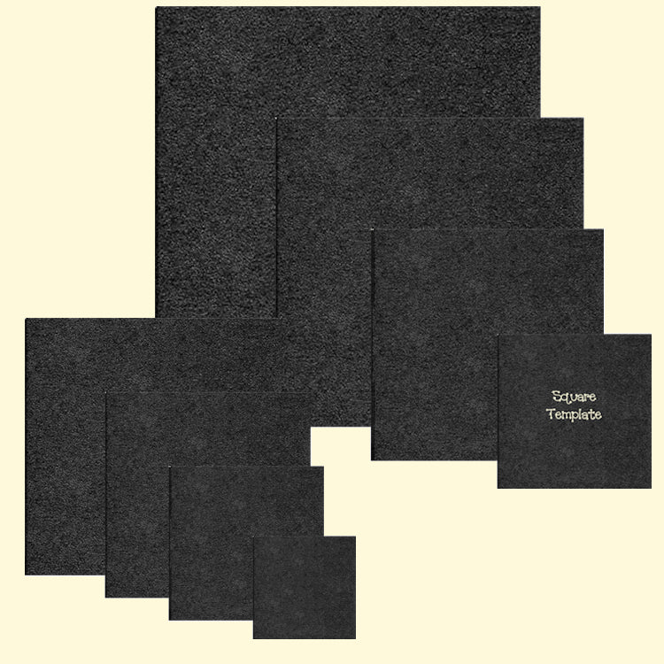 Square Templates & Fussy Cut Frames - 2" to 21"