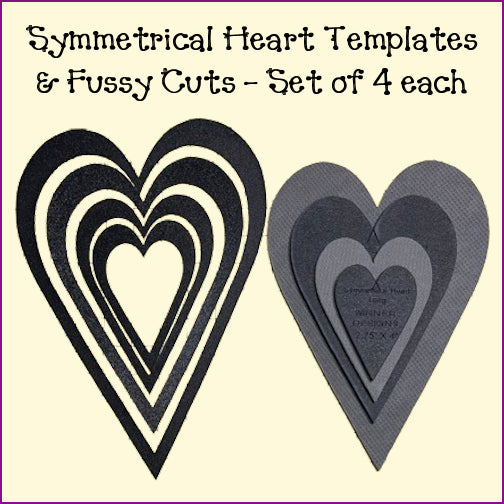 Heart Templates - Symmetrical