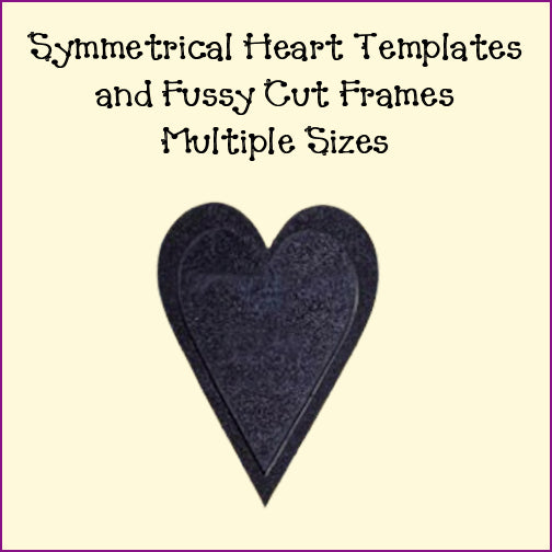 Heart Templates - Symmetrical