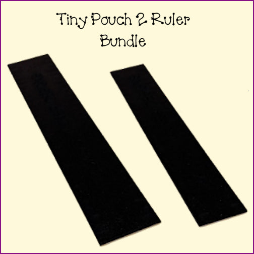 Tiny Pouch Ruler - 2 sizes, Bundle