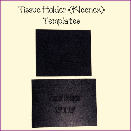 Tissue Holder, Fussy Cut Frame, Pocket Template
