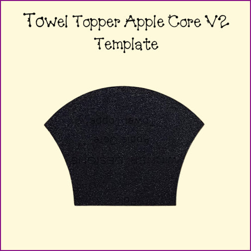 Towel Topper - Apple Core & Fussy Cut Frame V2
