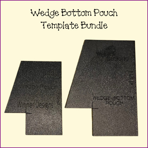 Wedge Bottom Pouch Templates