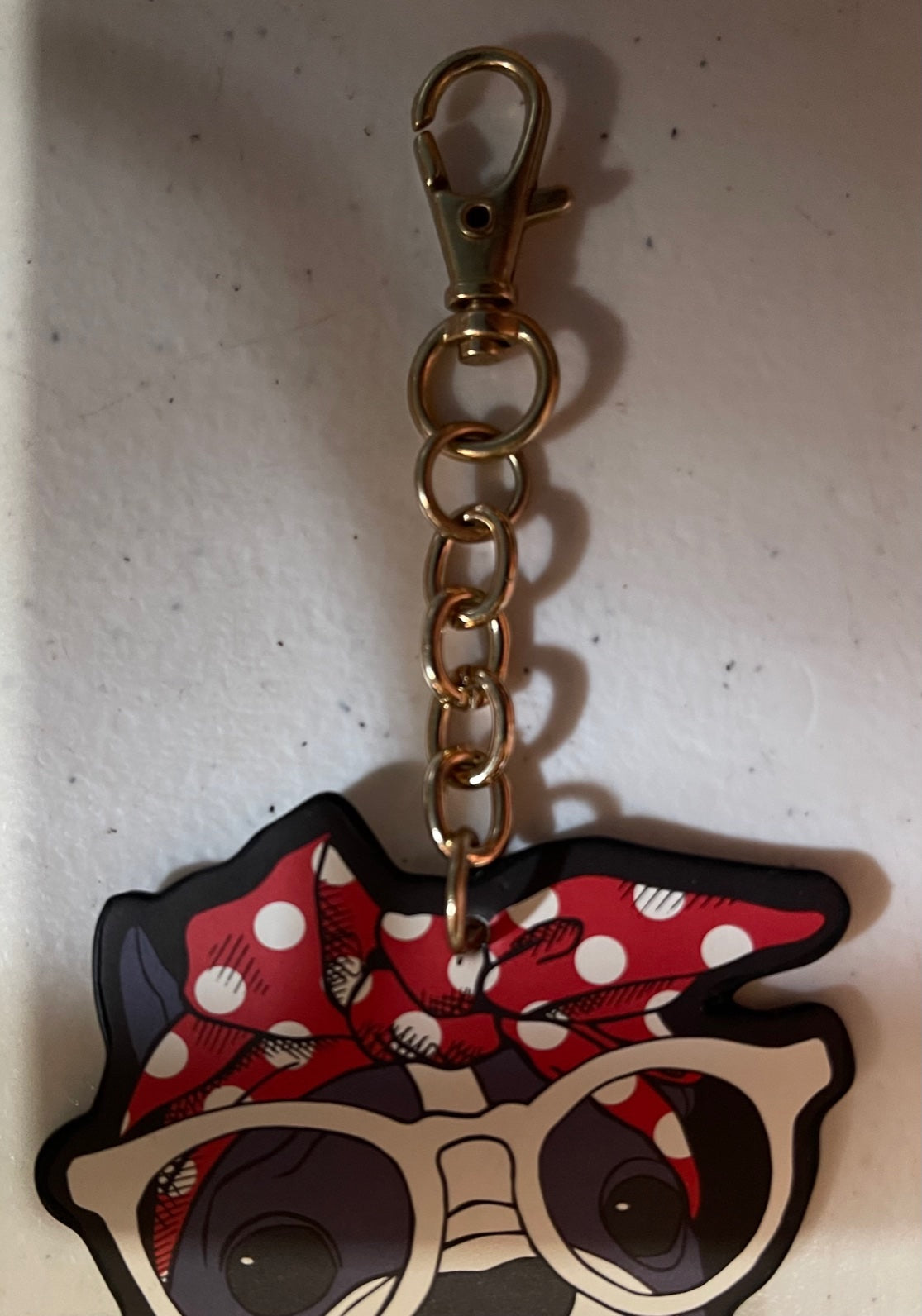 Dangles: Bull Dogs Key Chain Zipper Pull
