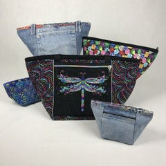Box Bag 2 Templates, 1 Fussy Cut Frame Bundle plus L Bag Pattern Version 2