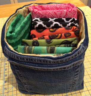 Towel Topper Template - Box Bag
