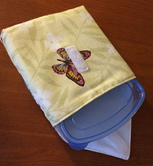 Towel Topper Template - Box Bag