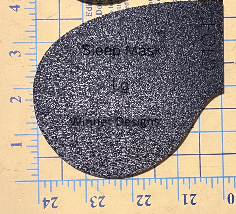 Sleep Mask Templates