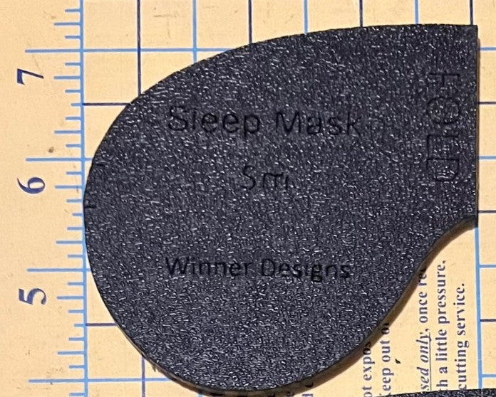 Sleep Mask Templates