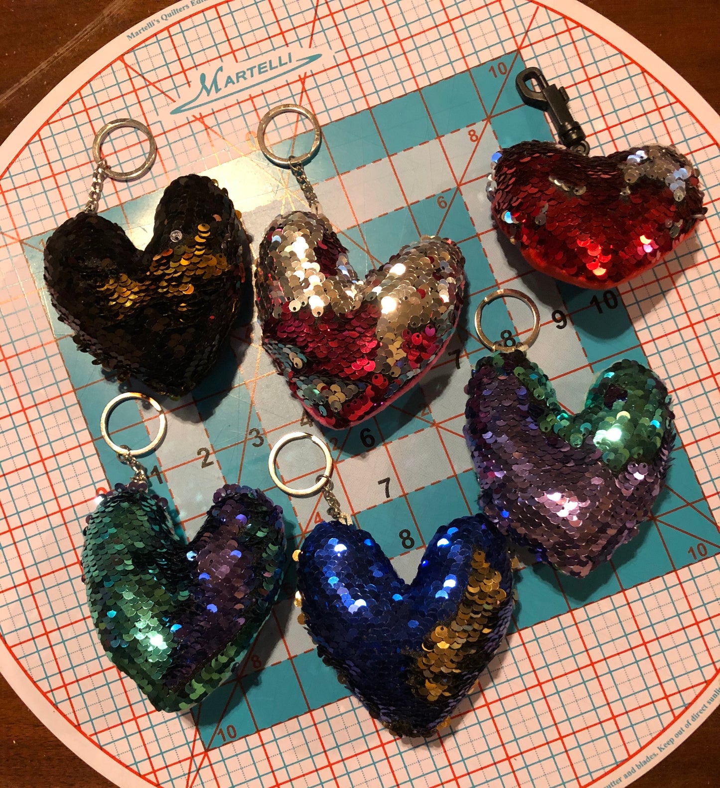 Dangles - Heart Key Chains