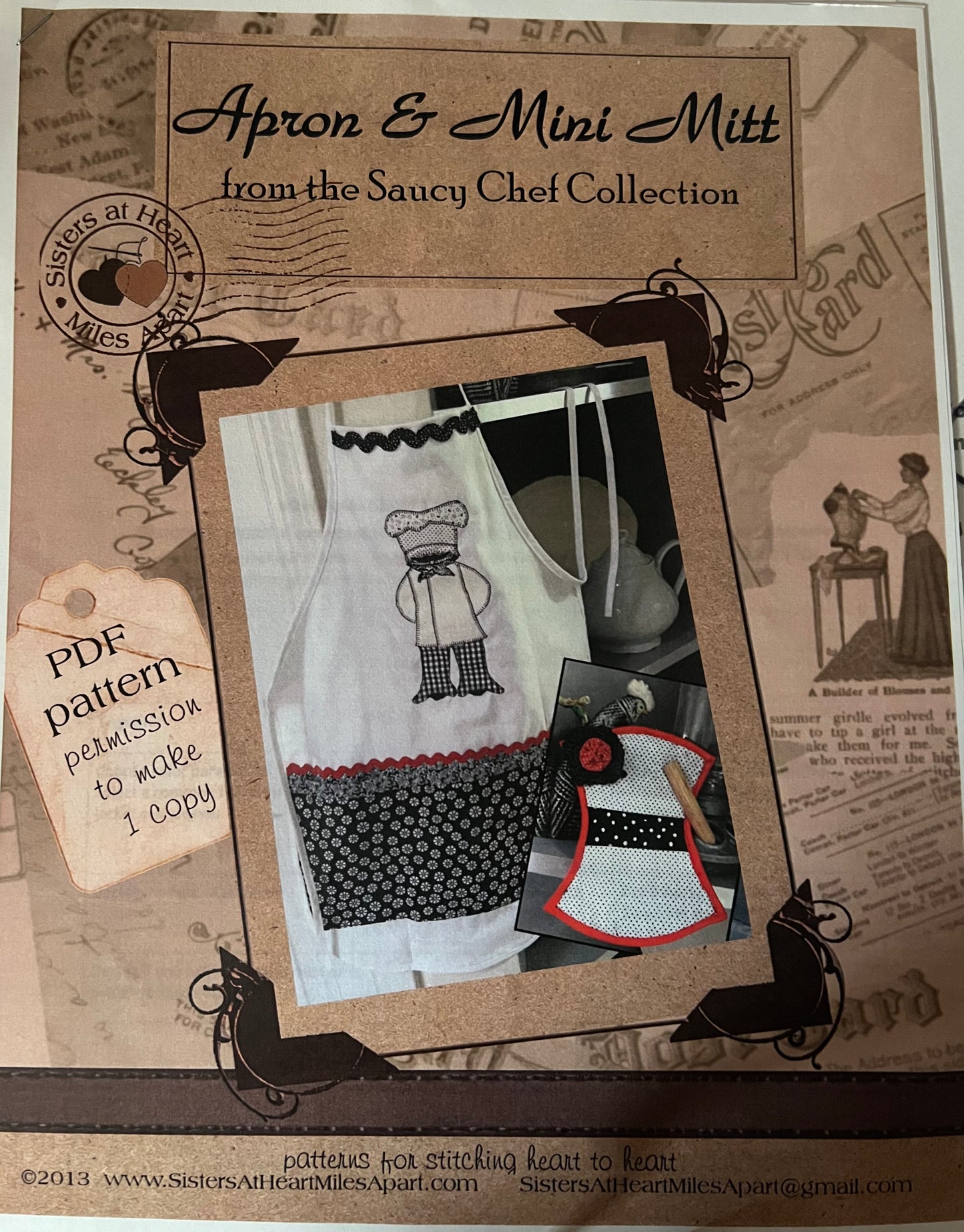 Apron & Mini Mitt Pattern