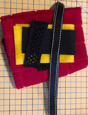 Santa Coffee Cozy Kit w/ or w/out Template/Fussy