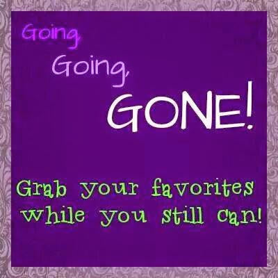 Going, going, gone.....