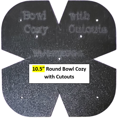 Microwave Bowl & Plate Cozy Templates with CUTOUTS - New!