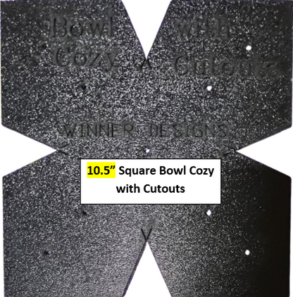 Microwave Bowl & Plate Cozy Templates with CUTOUTS - New!