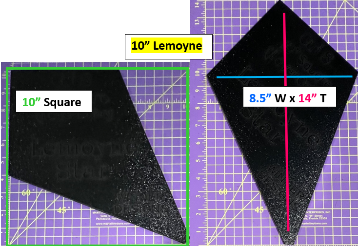 Lemoyne Star Periwinkle Templates