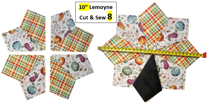 Lemoyne Star Periwinkle Templates