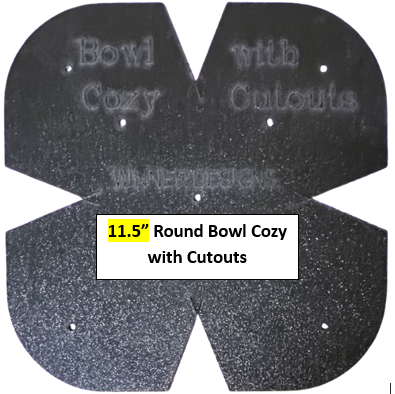 Microwave Bowl & Plate Cozy Templates with CUTOUTS - New!