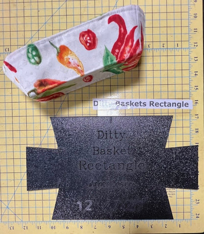 Ditty Basket Templates - Multiple Sizes