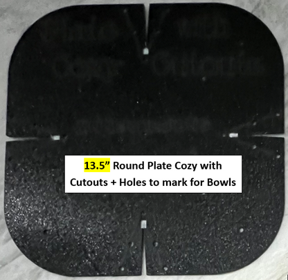 Microwave Bowl & Plate Cozy Templates with CUTOUTS - New!