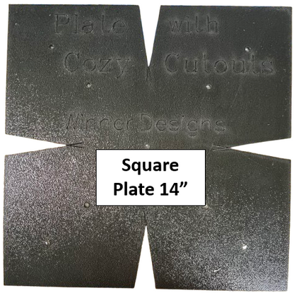 Microwave Bowl & Plate Cozy Templates with CUTOUTS - New!