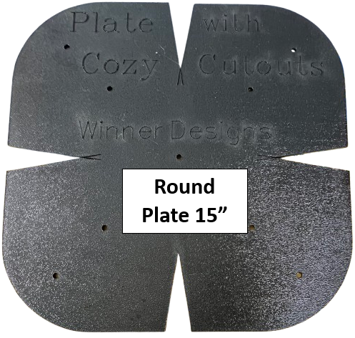 Microwave Bowl & Plate Cozy Templates with CUTOUTS - New!