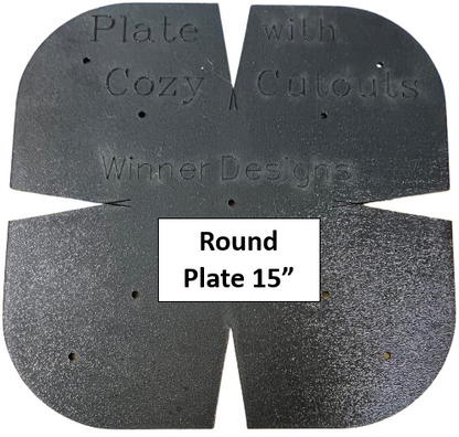 Microwave Bowl & Plate Cozy Templates with CUTOUTS - New!