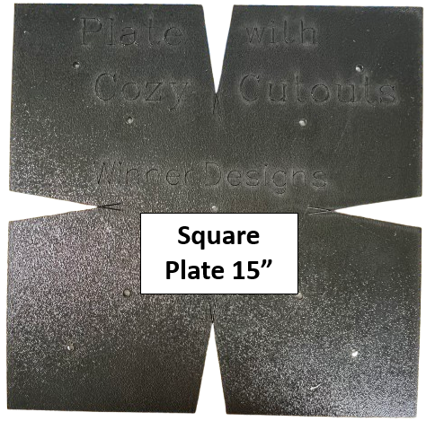 Microwave Bowl & Plate Cozy Templates with CUTOUTS - New!
