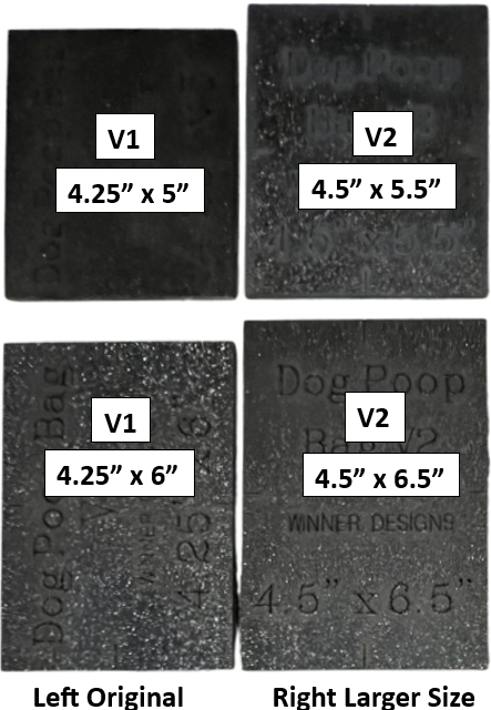 Doggie Poop Bag Holder Template Sets - New Size!