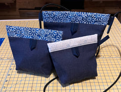 Snap Bag Templates - 3 Sizes