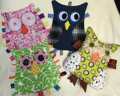 Owl Template, Owl Taggie Toy Kit