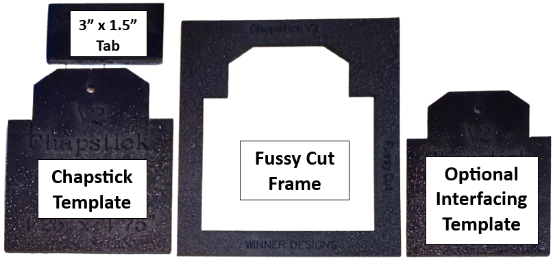 Chapstick Lipstick Lip Balm Holder Template V2