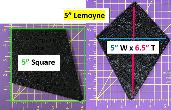 Lemoyne Star Periwinkle Templates
