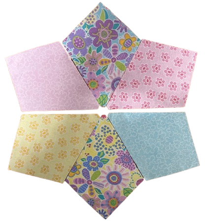 Lemoyne Star Periwinkle Templates