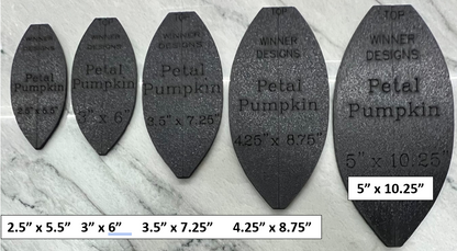 Pumpkin Petal Templates