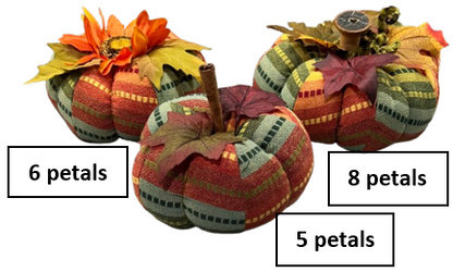 Pumpkin Petal Templates