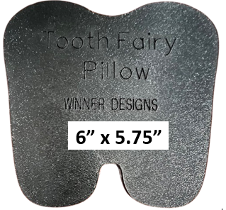 Tooth Fairy Pillow Full or Half Template 2 sizes