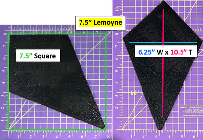 Lemoyne Star Periwinkle Templates