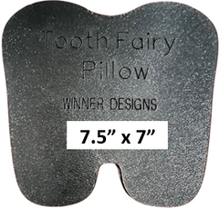 Tooth Fairy Pillow Full or Half Template 2 sizes