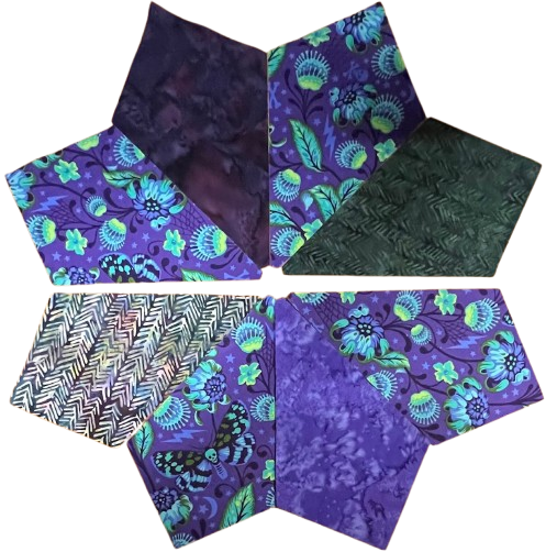 Lemoyne Star Periwinkle Templates