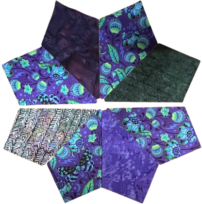 Lemoyne Star Periwinkle Templates