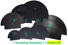 Dumpling Templates, (7 sizes!) Fussy Cuts, Gussets/Inserts, Bundles