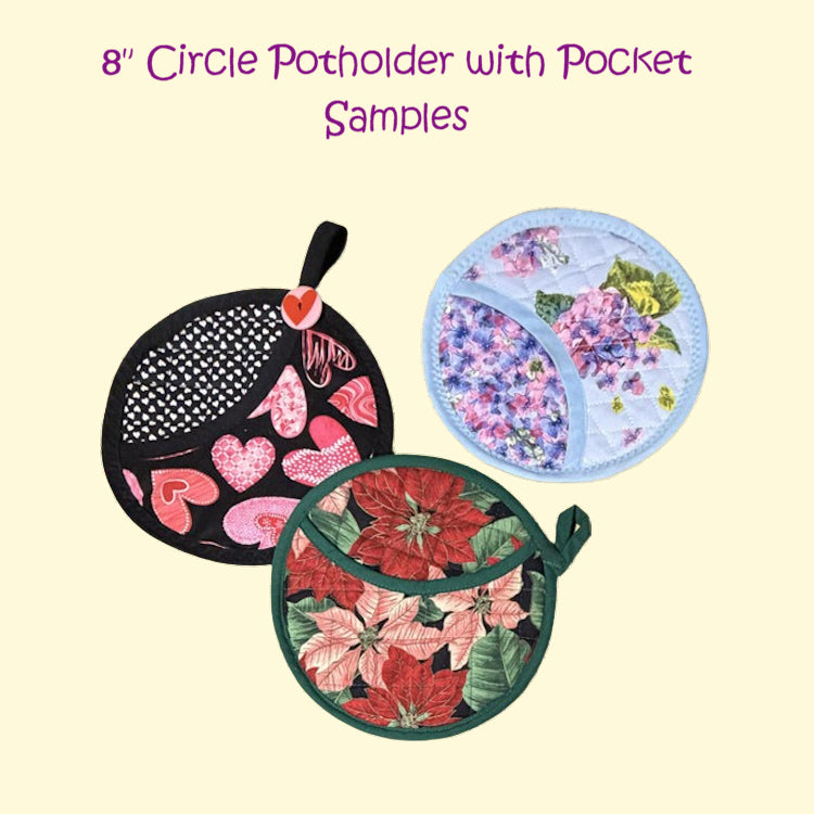 Circle Pocket Pot Holder