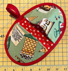 Oven Mitt with Pockets Template Set