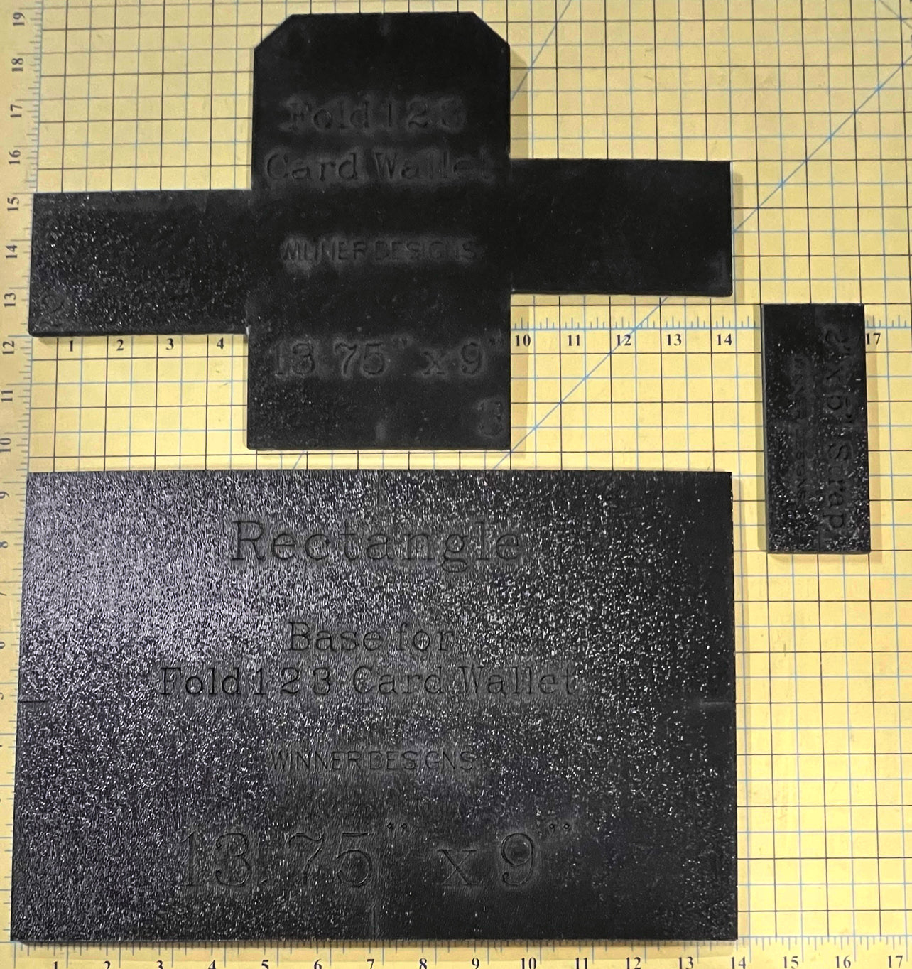 Fold 1 2 3 Card Wallet Template