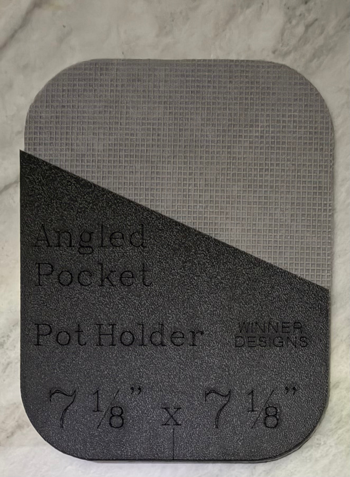 Angled Pockets Pot Holder Template Set