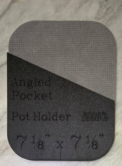 Angled Pockets Pot Holder Template Set