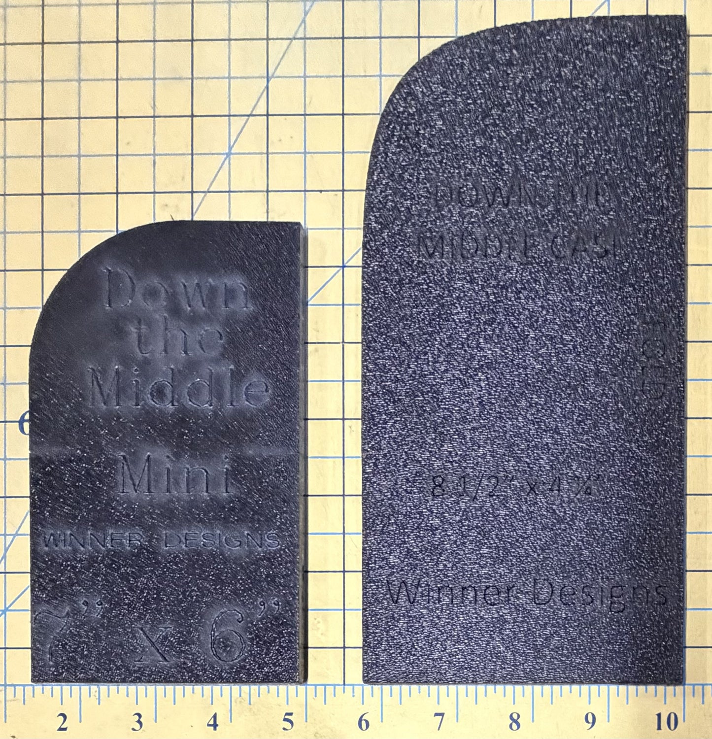 Down the Middle -2 sizes: Pencil Case or Travel Hand Sanitizer Case