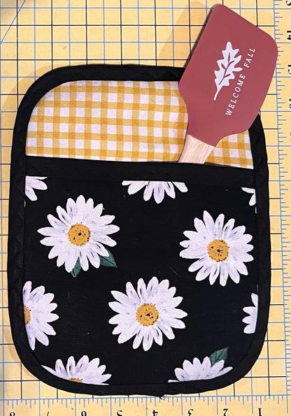 Angled Pockets Pot Holder Template Set