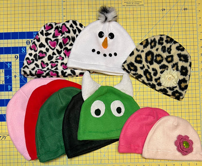 Fleece Hat or Beanie Templates